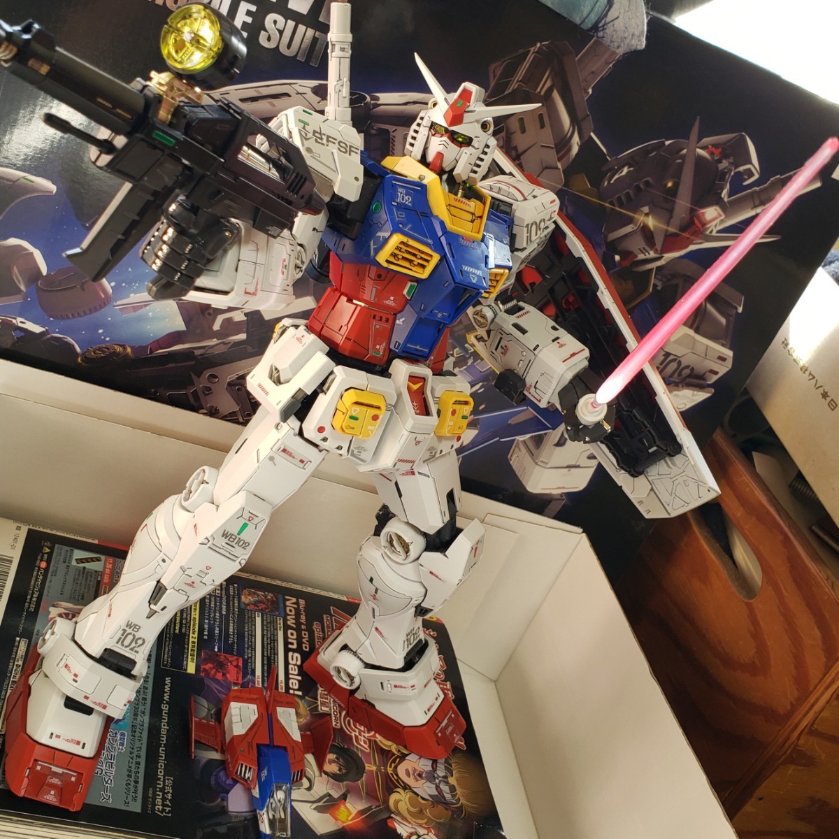 完成品 PG ガンダム UNLEASHED アンリーシュド RX-78 バンダイ GUNDAM