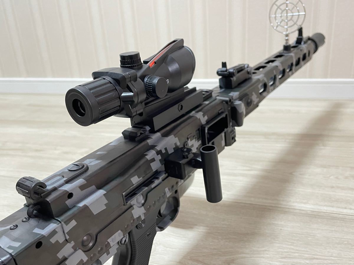 MG3風電動スポンジダーツトイガン ナーフ ドラムマガジン ガンチェーン