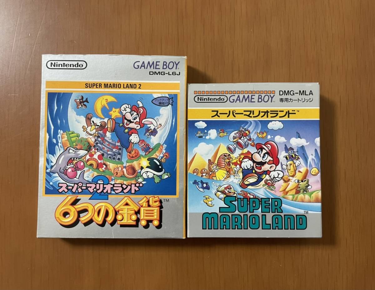 GB 任天堂 スーパーマリオランド・スーパーマリオランド2 6つの金貨 箱