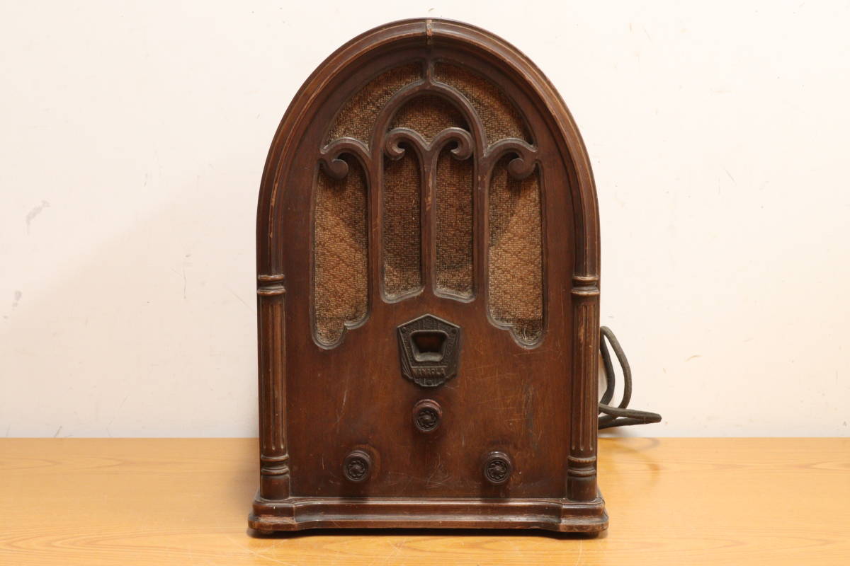 Yahoo!オークション - M ナナオラ 木製 真空管ラジオ 放送受信機 44A型