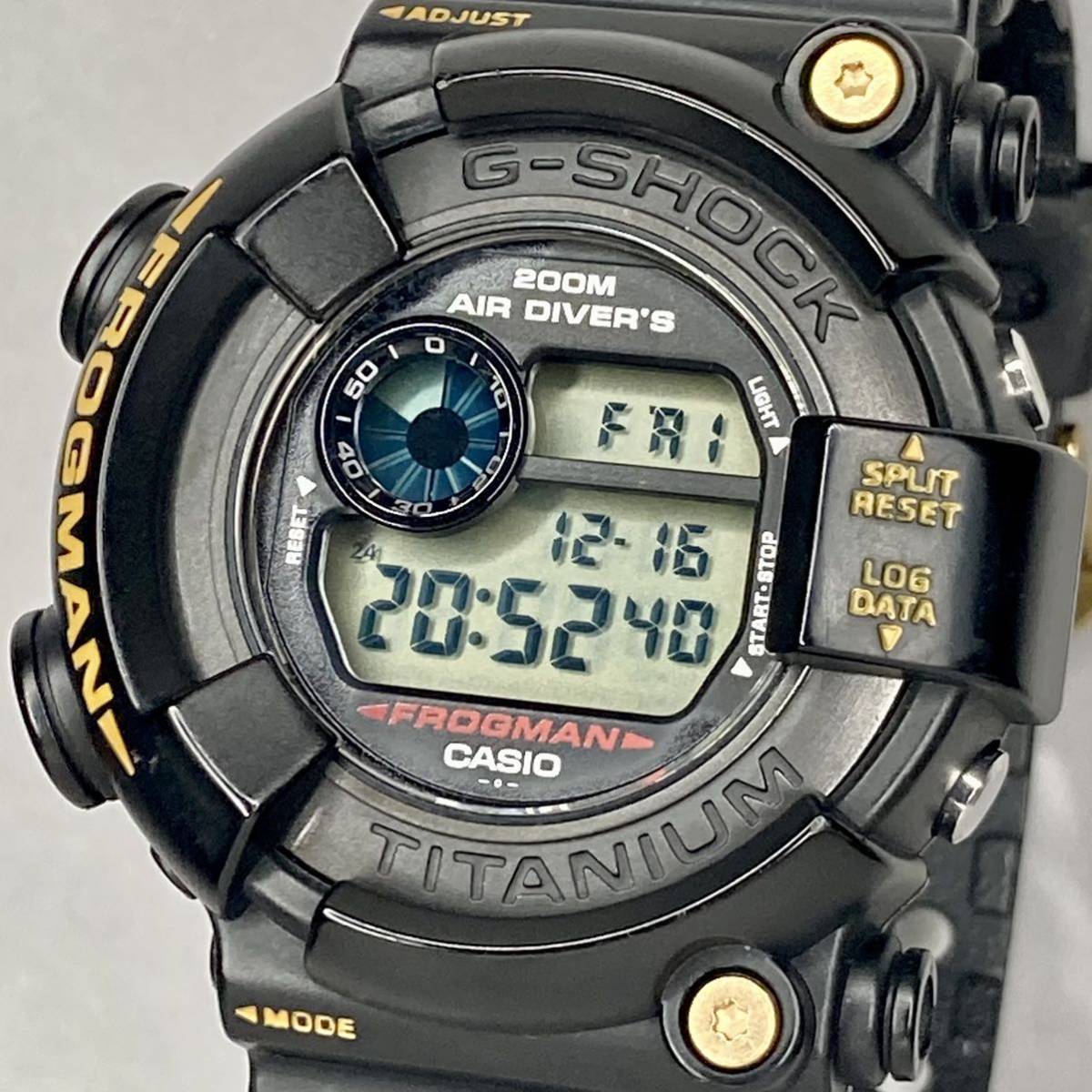 Yahoo!オークション - 極美品G-SHOCK DW-8200Z-1T FROGMAN フロッグマ