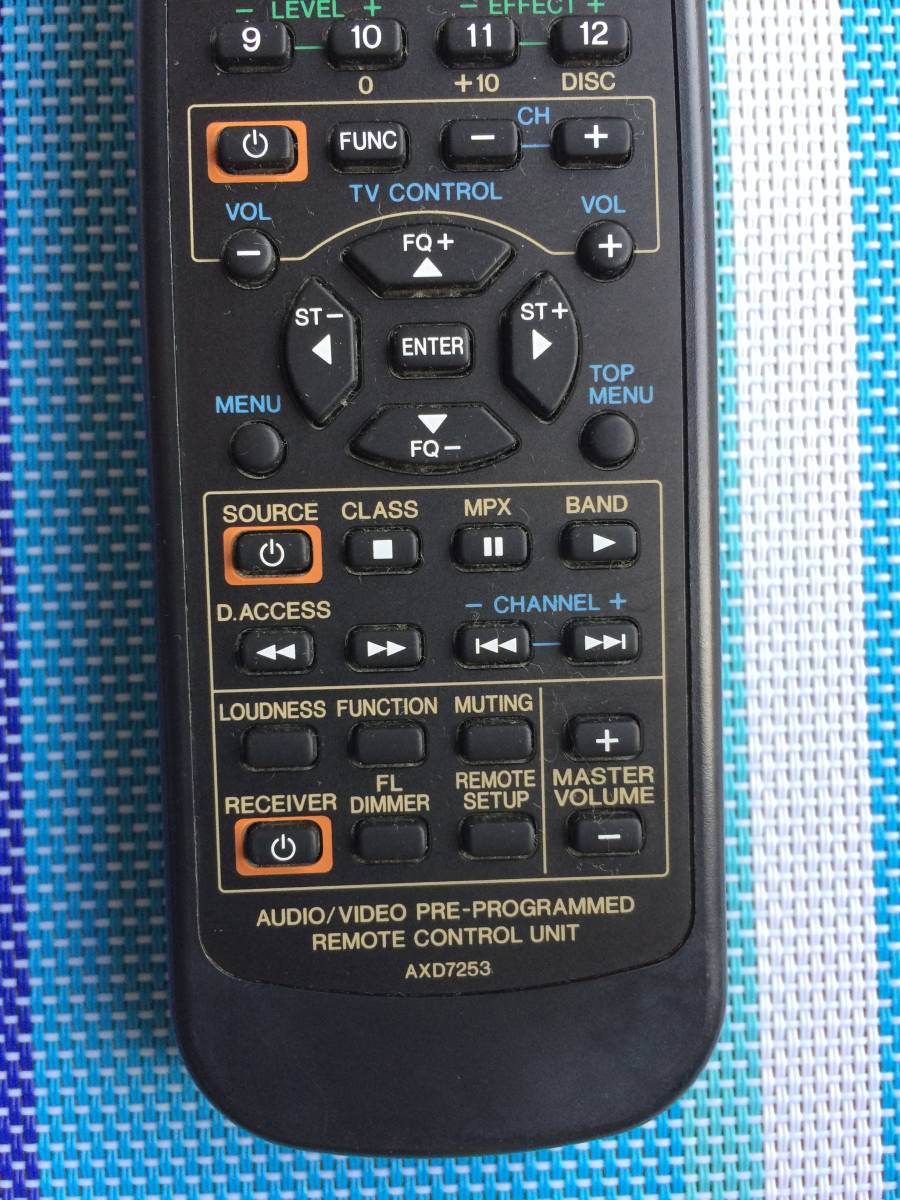 送料無料 Pioneer パイオニア 純正 AVアンプ VSX-D3 用リモコン
