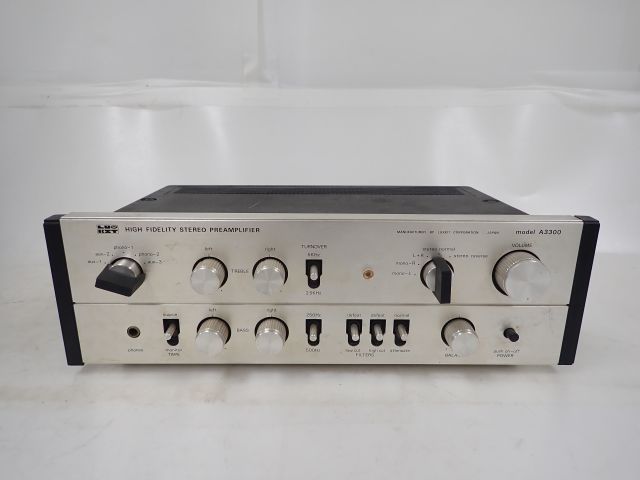 山﨑 美品 LUXMAN A3300 プリアンプ 山﨑 美品 LUXMAN A3300