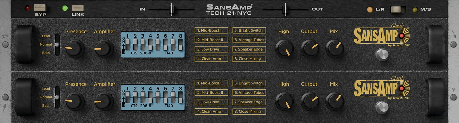 SansAmp® Rack - Audiopunks
