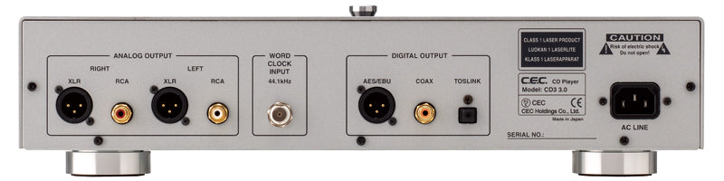 CEC CD3 3.0（シルバー） ベルトドライブ CDプレーヤー – CORE