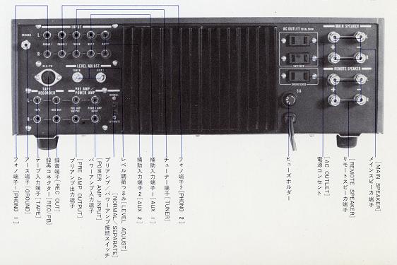 SONY TA-1120F Specifications SONY
