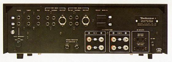 Technics SU-3400の仕様 テクニクス