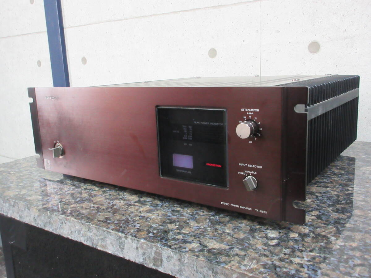 オーディオの遺品整理│SONY ESPRIT TA-N902 パワーアンプ - リアル