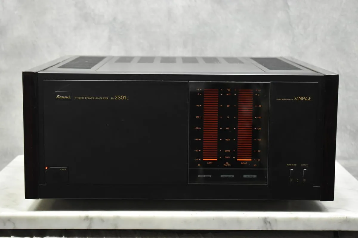 SANSUI B-2301L Vintage 山水 サンスイ パワーアンプ | オーディオの