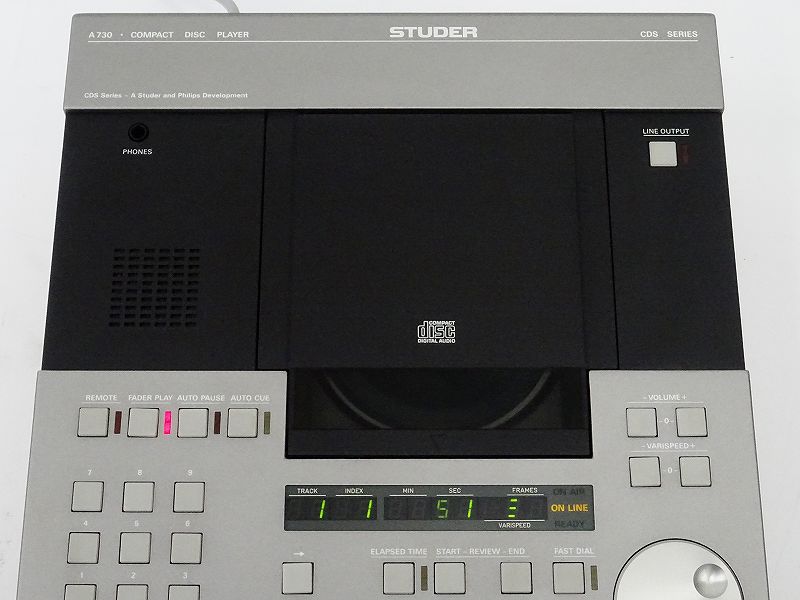 STUDER スチューダー A730 プロ/業務用 CDプレーヤー サイドウッド