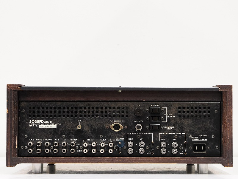 LUXMAN SQ38FD MK-II 真空管 プリメインアンプ SQ-38FD MKII