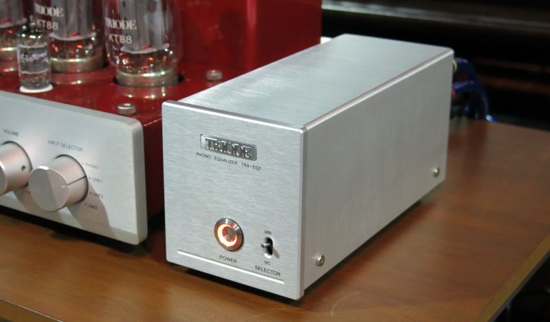 TRIODEのフォノイコライザー TRX-EQ7を展示しました | オーディオサミット