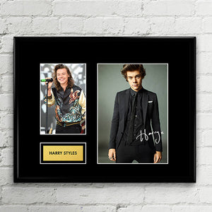 Harry Styles - Autograph Signed Poster Art Print Artwork - One