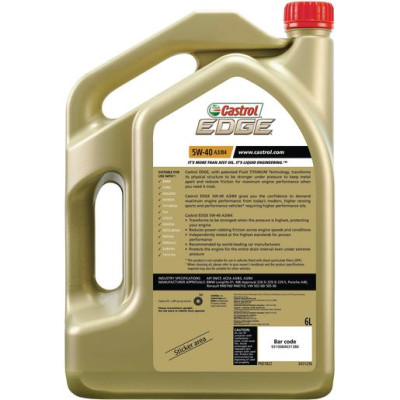 Shop - Castrol Edge 5W-40 A3/B4 Advanced Full Synthetic Motor Oil
