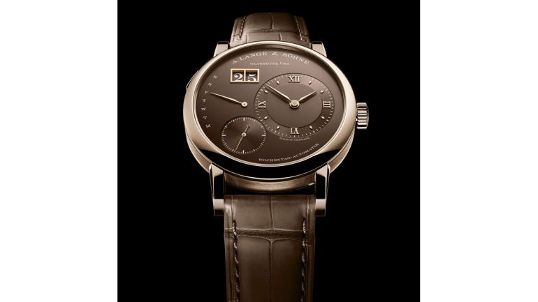ゴールドの合金が温かな光沢を放つA.ランゲ＆ゾーネの「ランゲ1・デイ
