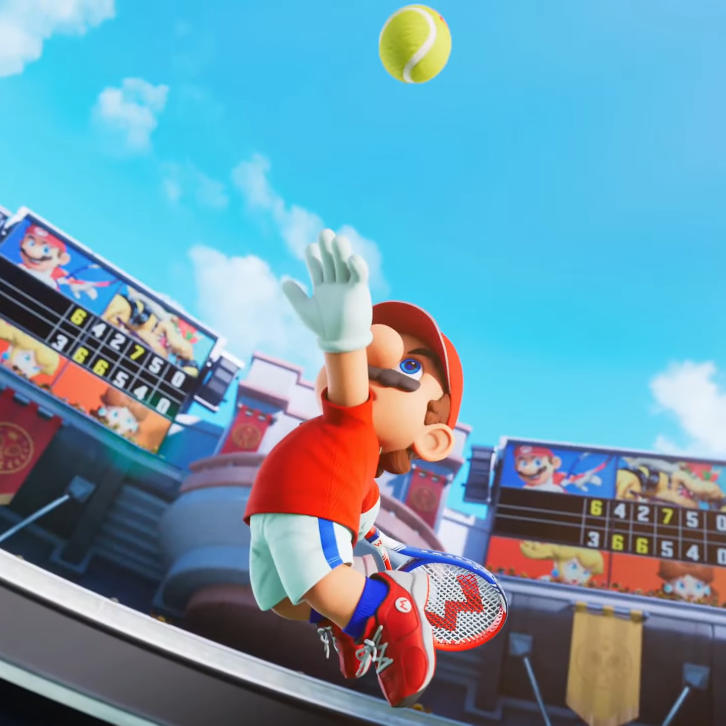 マリオテニス フィーバー』発表。「フィーバーラケット」で魔球を放つ