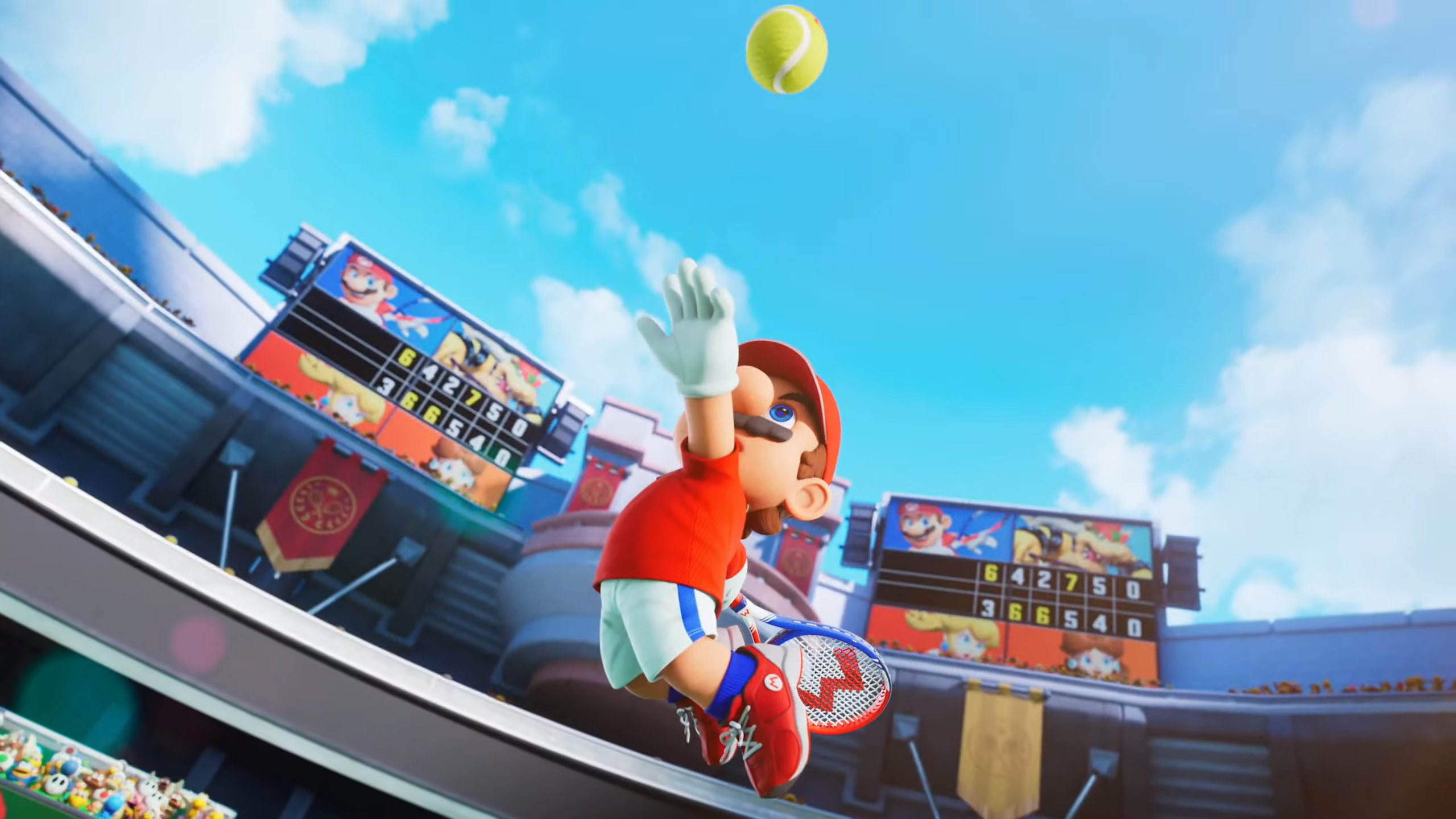 マリオテニス フィーバー』発表。「フィーバーラケット」で魔球を放つ