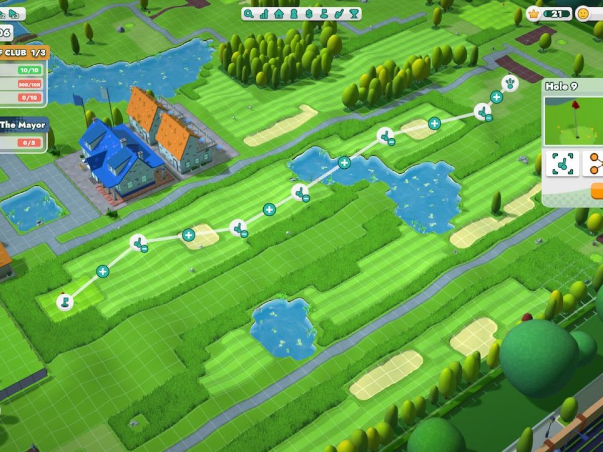 ゴルフ場建設・運営シム『Under Par Golf Architect』発表。作った