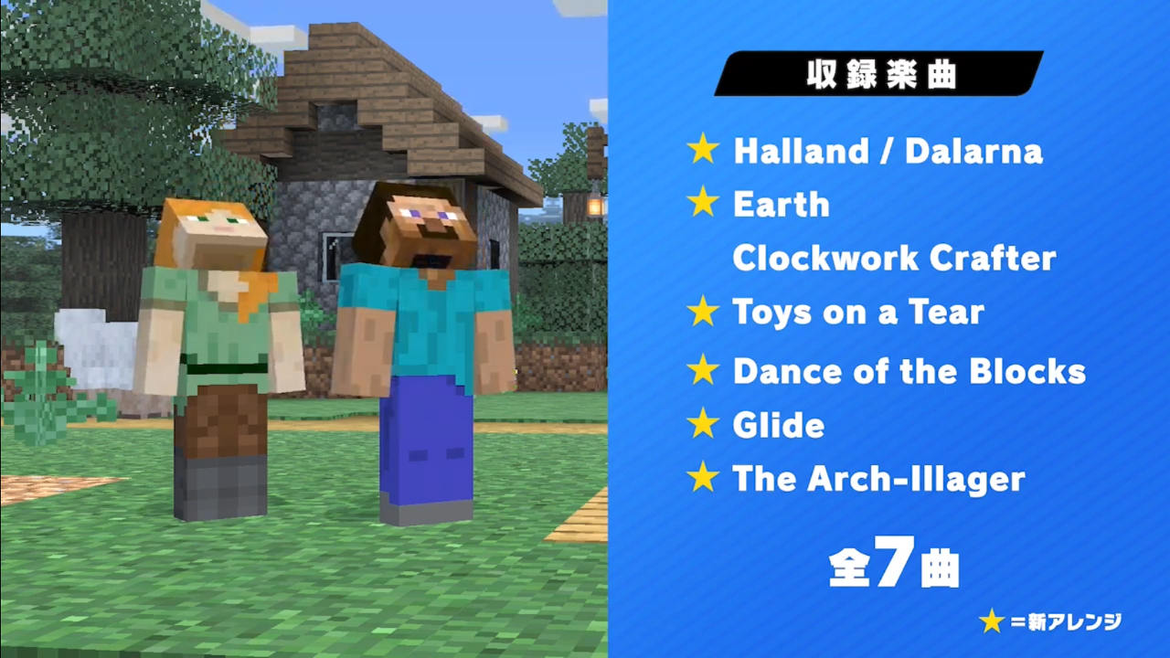 スマブラSP』新ファイターの『マインクラフト』スティーブ/アレックス