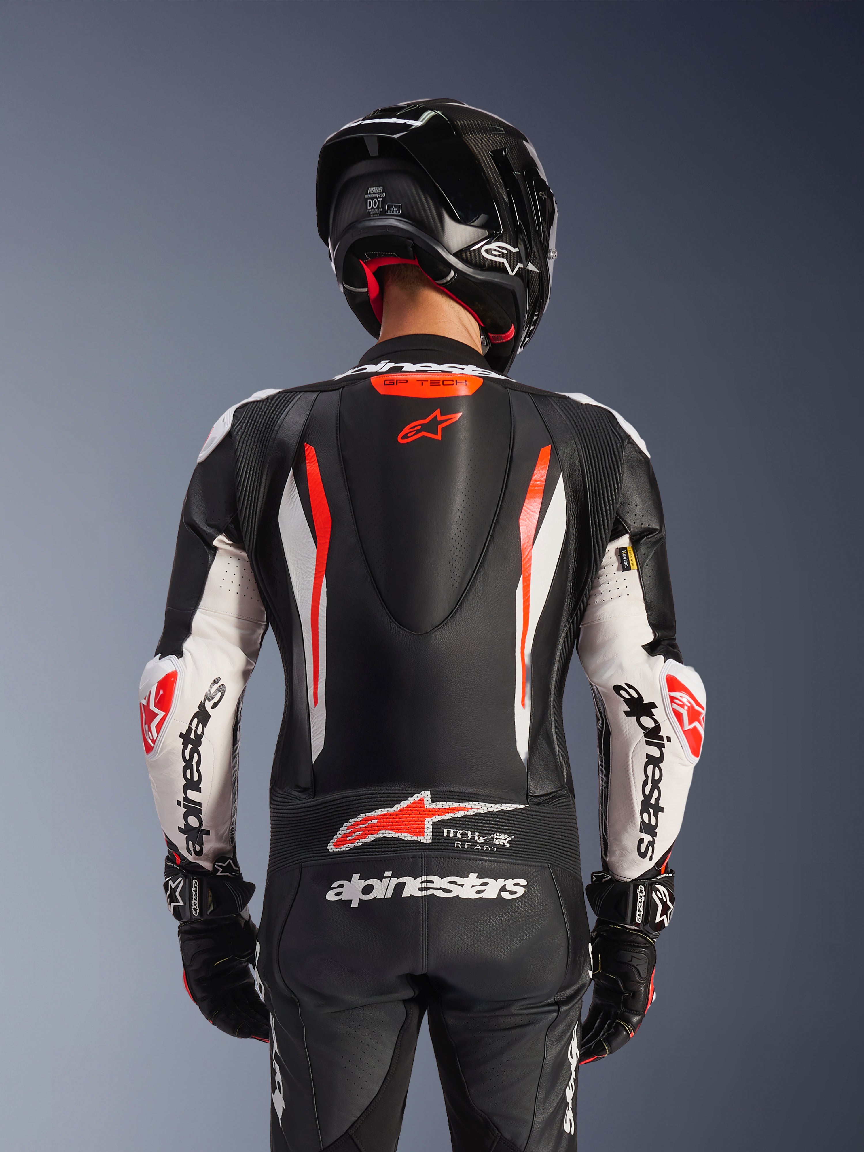 GP Tech V5 One Piece - Black Motorcycle Suit | Alpinestars®