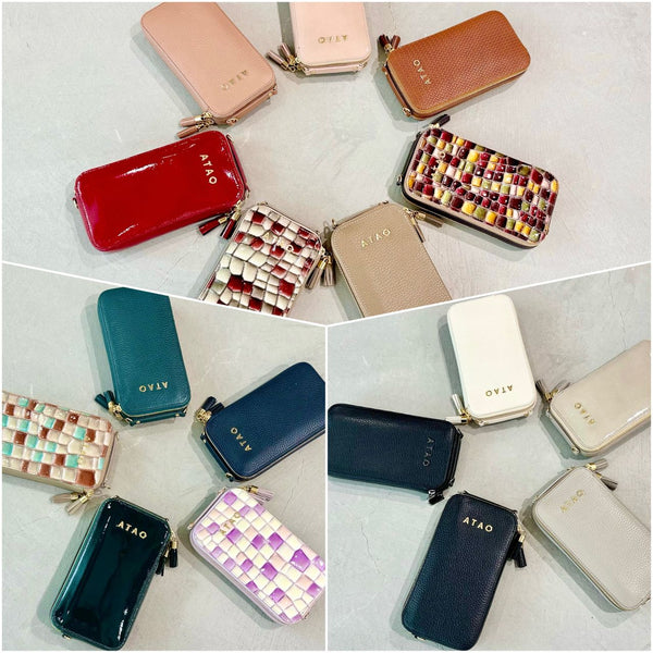 カラー別一挙ご紹介！アタオ・大ヒットお財布＆スマホショルダー