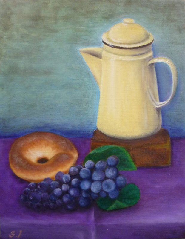 シゲミさんの静物油彩画F6号