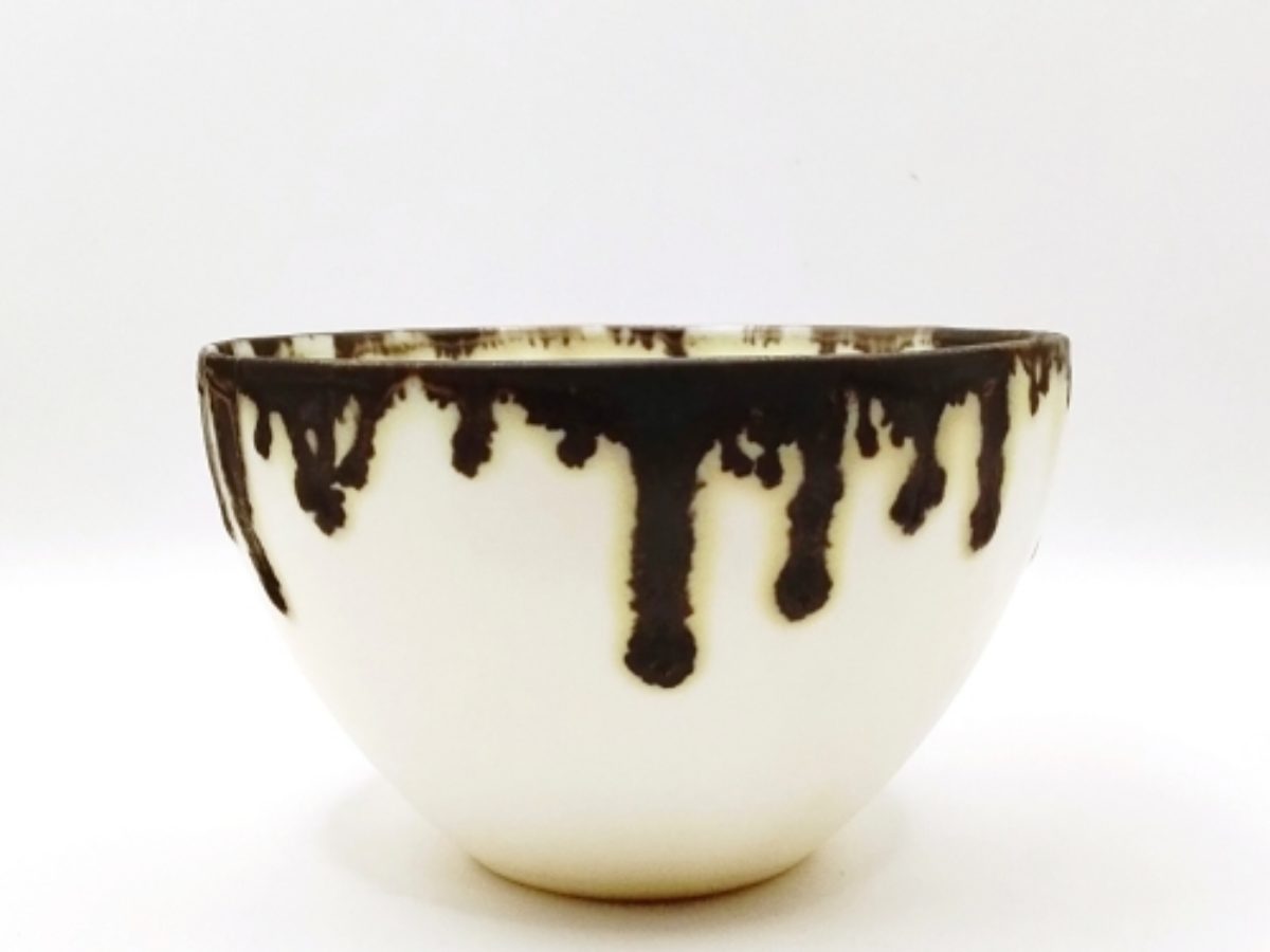 青木良太「ミルク釉ボウル（S）」 | アトリエウチノ｜atelier uchino