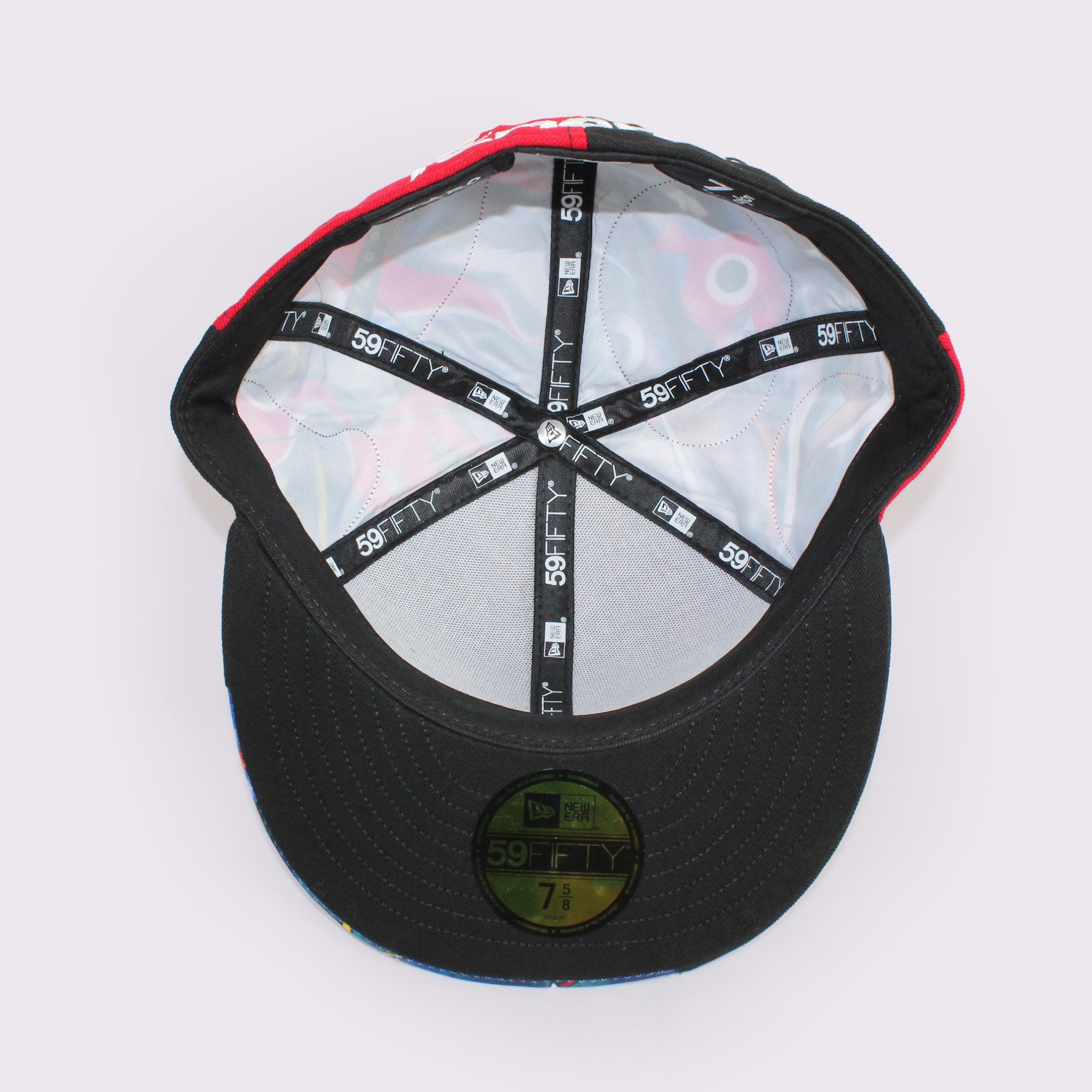 NEW ERA 59FIFTY TARO OKAMOTO 岡本太郎 明日の神話 ブラック/スカーレット
