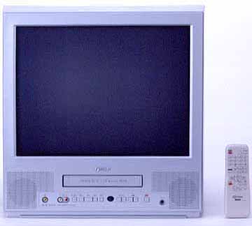 フナイ、21型フラット画面テレビデオ