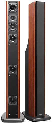 ケンウッド、管共鳴構造キャビネット採用のスピーカー