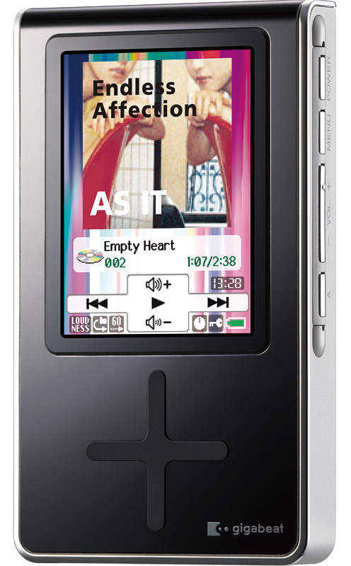 東芝、1.8型30GB HDD搭載の「gigabeat X30」