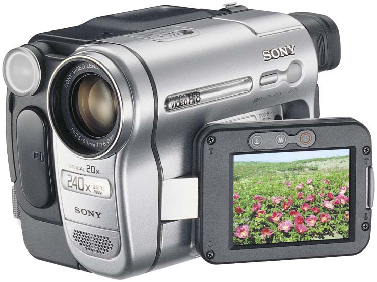 ソニー、最大16時間撮影が可能なHi8ビデオカメラ