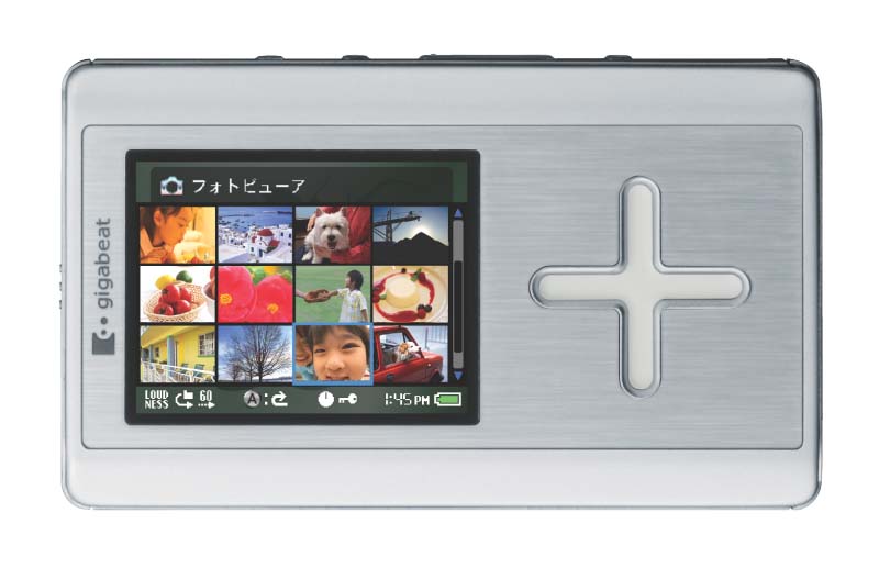 東芝、「gigabeat F」シリーズに40GBモデルを追加