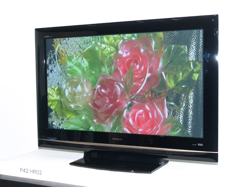 日立、コントラスト3万:1の50型フルHDプラズマテレビ