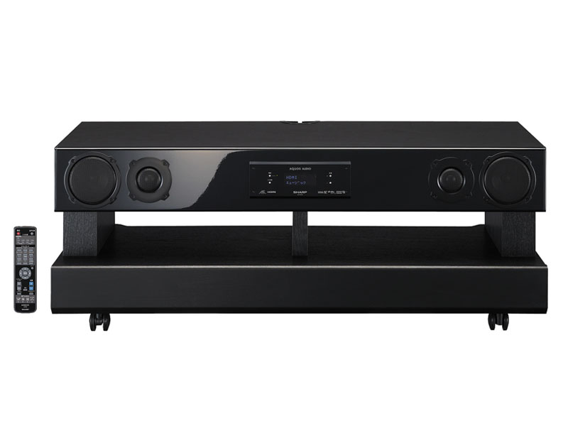 シャープ、42/37型AQUOSにマッチするシアターラック