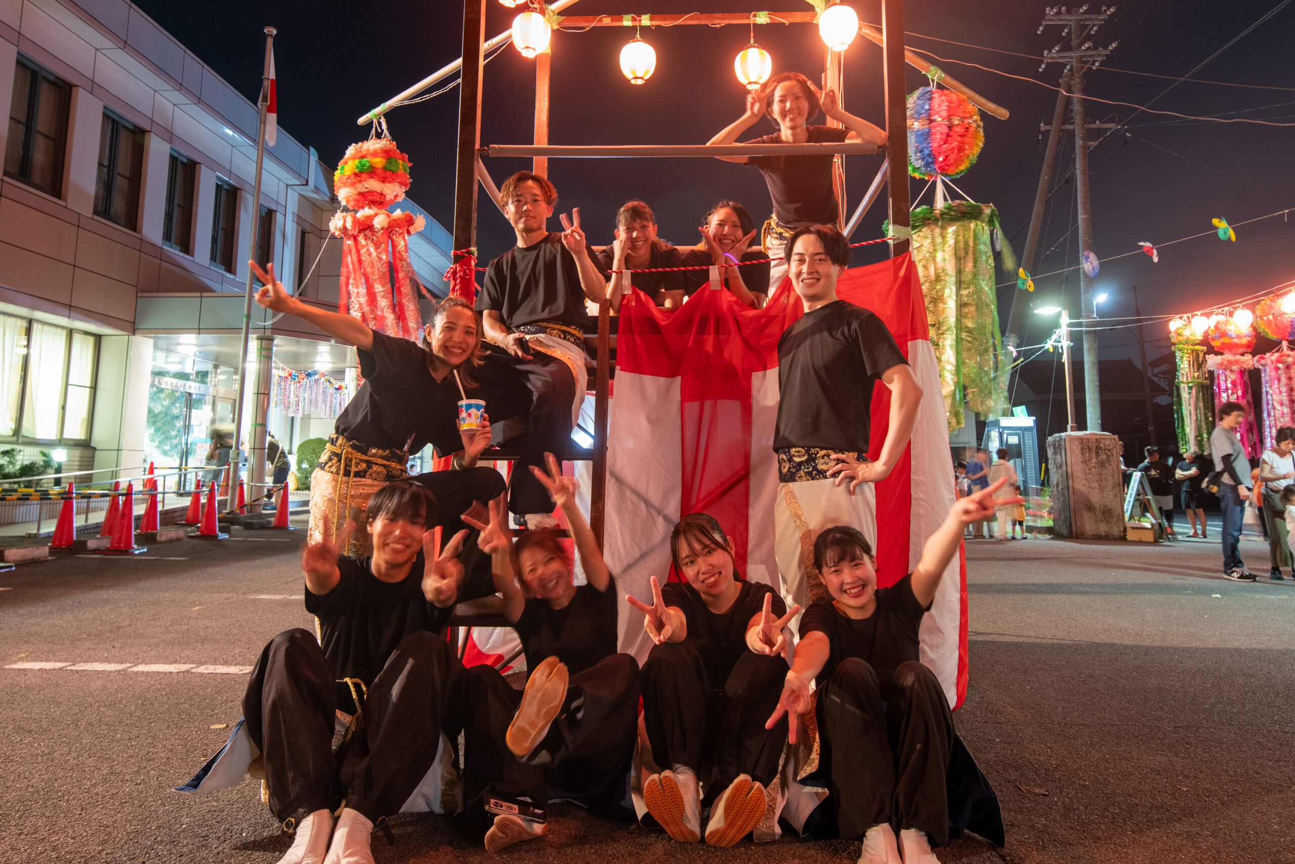 8/2「奥町盆踊り大会」奥町公民館 - 一宮の和太鼓演奏 彩響衆 樂