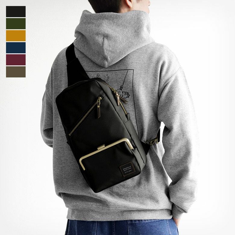 縦型がま口ボディバッグ｜AYANOKOJI