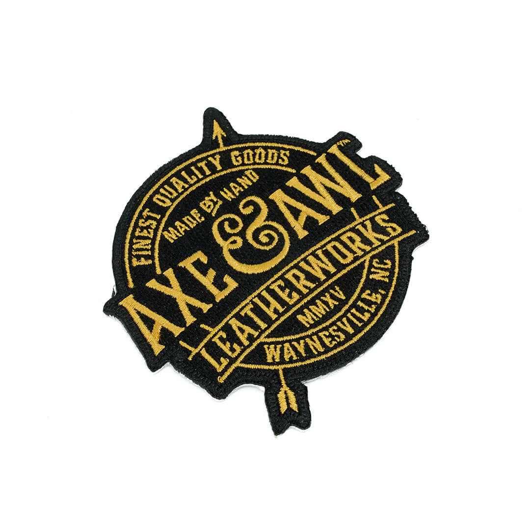 Full Circle Embroidered Patch - Axe and Awl Leatherworks - Decal
