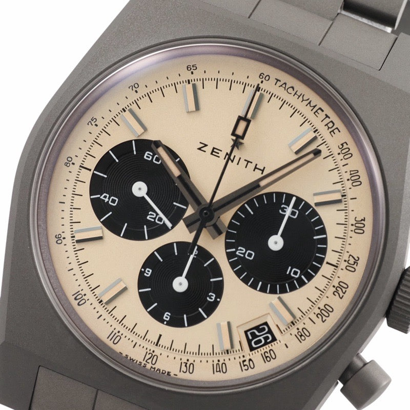 未使用】ゼニス 97.L384.400/04.M384 クロノマスター リバイバル 次元