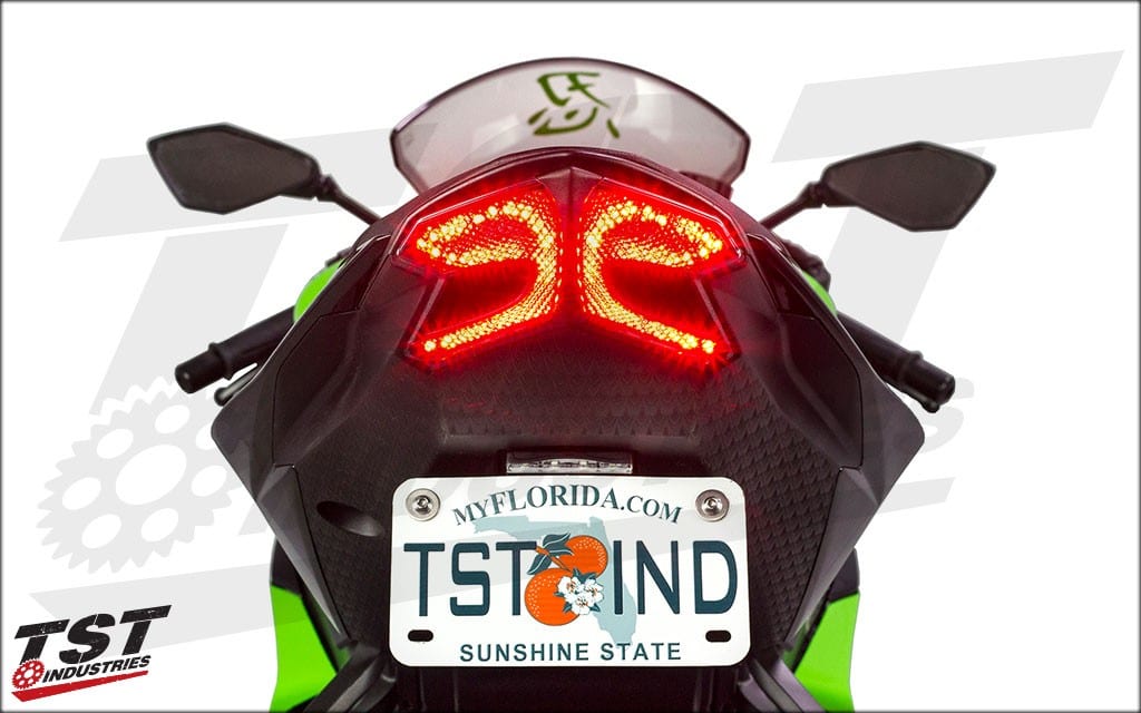 TST製 ZX-6R(13-16)用ウィンカー内蔵LEDテールライト｜AxxL