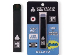 ENTRY LINE】CBD25% DISPOSABLE CBD SHISHA 1ml CBD250mg 〈LEMON LIME