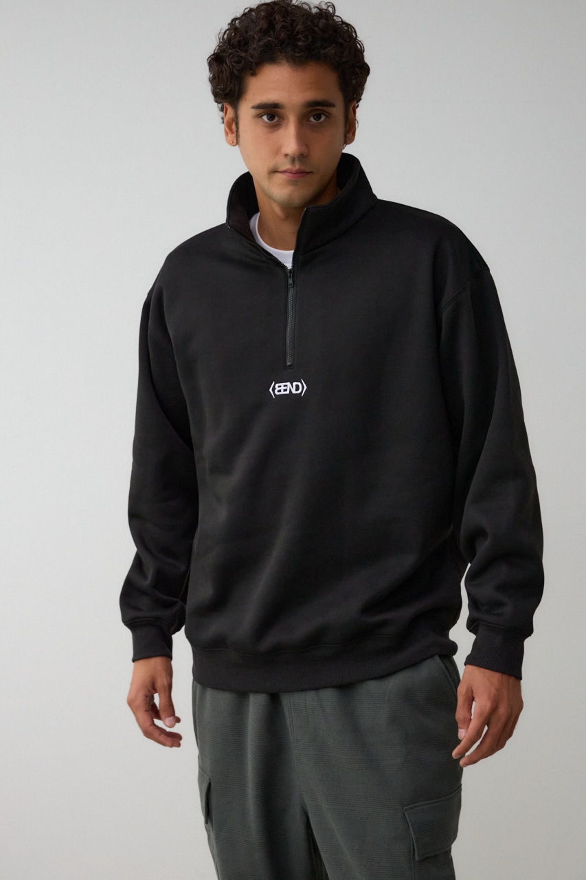 裏起毛ロゴハーフジッププルオーバー｜MEN｜251HAB90-392I｜AZUL BY