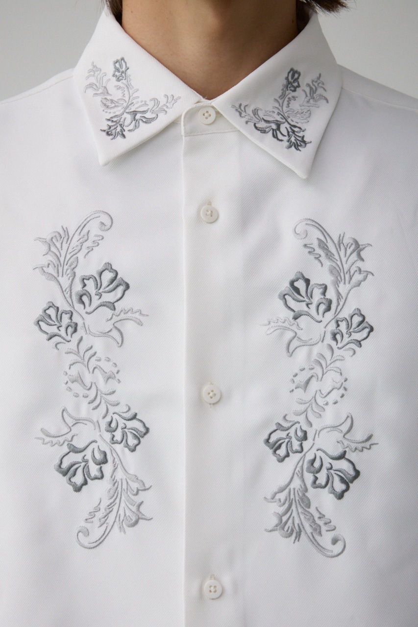 グラデーション刺繍長袖シャツ｜MEN｜251HAT30-080G｜AZUL BY MOUSSY