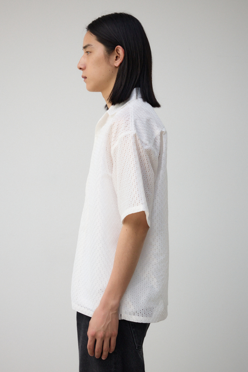 シアーレースシャツ｜MEN｜251HST30-222E｜AZUL BY MOUSSY（アズール