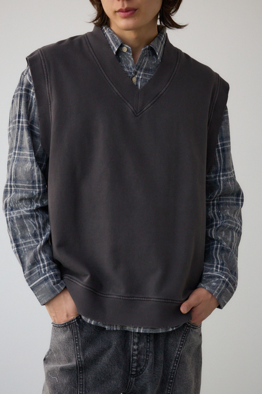 ABEL&CO USA ヴィンテージダメージベスト｜MEN｜251IST80-257C｜AZUL