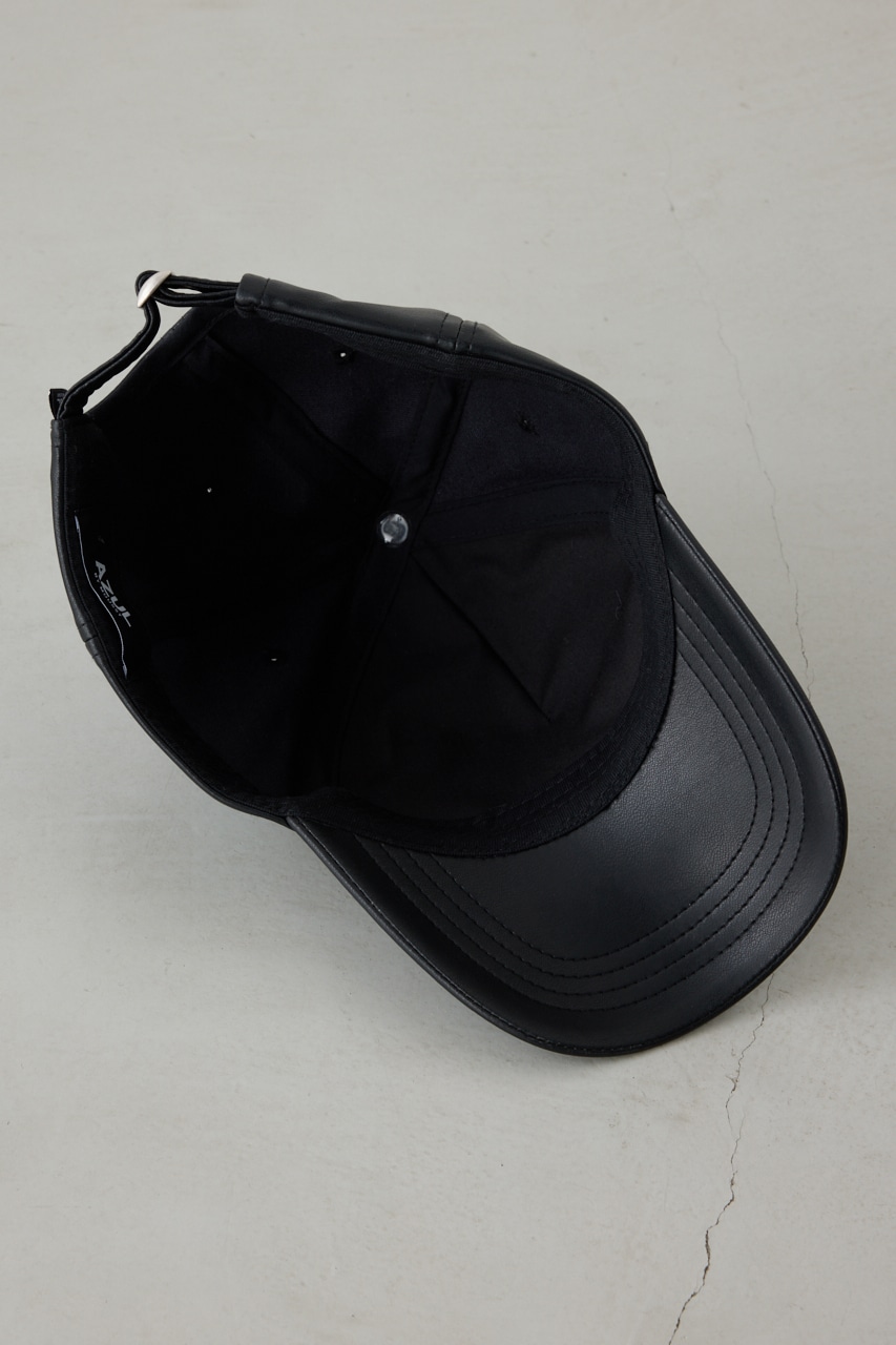 合皮ロゴキャップ｜MEN｜251JSC56-2511｜AZUL BY MOUSSY（アズールバイ