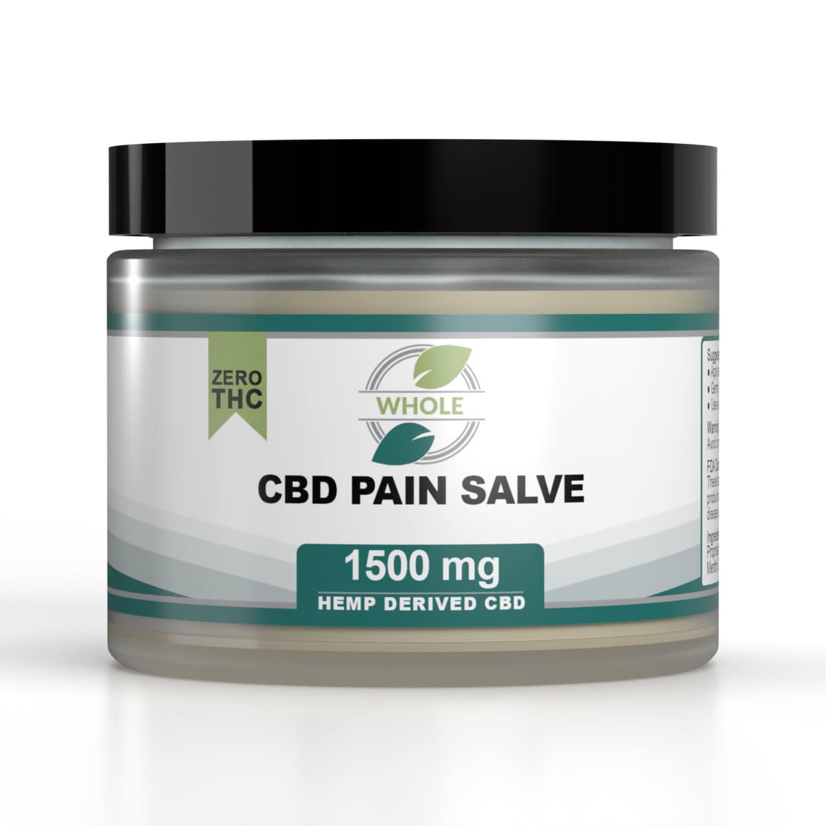 1500mg CBD Pain Salve (Scented & Unscented) - 100% Natural