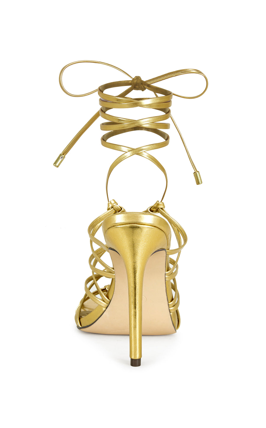 AMENRA-GOLD ROPE STILETTO SANDAL | AZALEA WANG