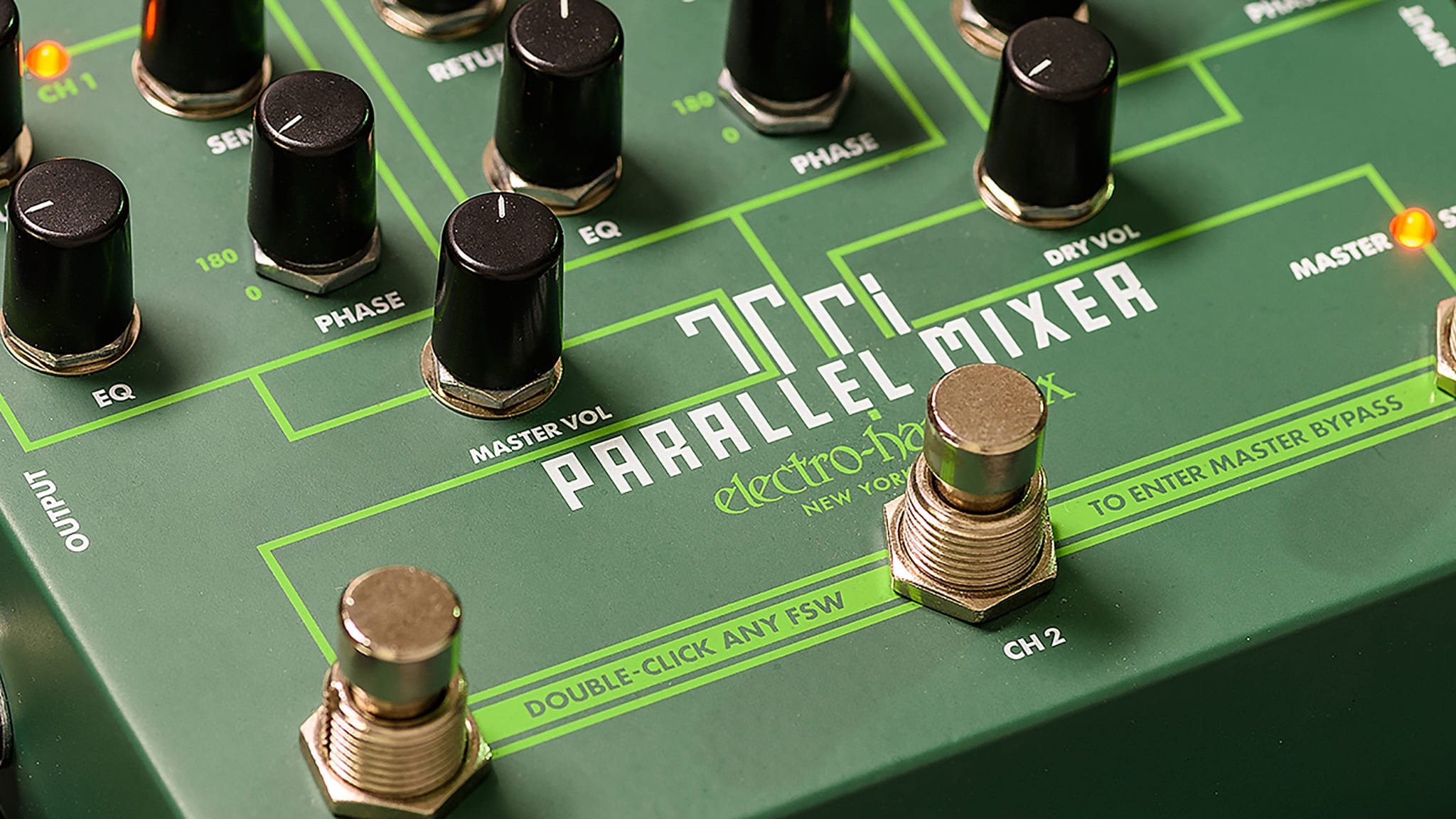 Tri Parallel Mixer | Effects Loop Mixer / Switcher - Electro-Harmonix
