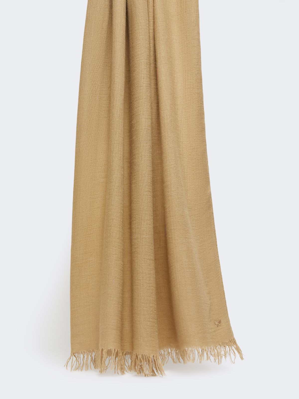Viscose and cashmere shawl, camel | Weekend Max Mara